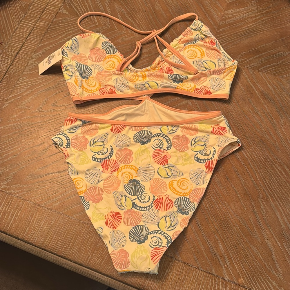 Anthropologie Shell Cutout One-Piece Swimsuit - Picture 11 of 13
